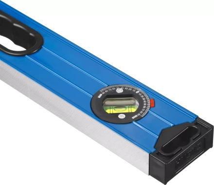 Уровень СИБИН коробчатый усиленный, утолщенный профиль, 2 фрезерованные поверхности, 3 противоударных ампулы (1 поворотная на 360 град), с ручками, 34609-080 купить в Челябинске