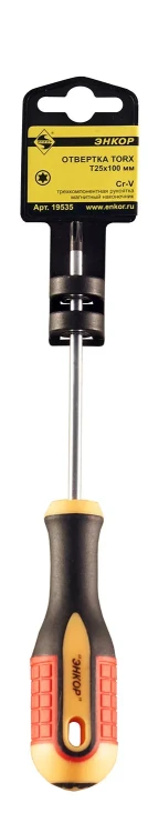 Отвертка Torx T25х100мм Энкор 19535 купить в Челябинске
