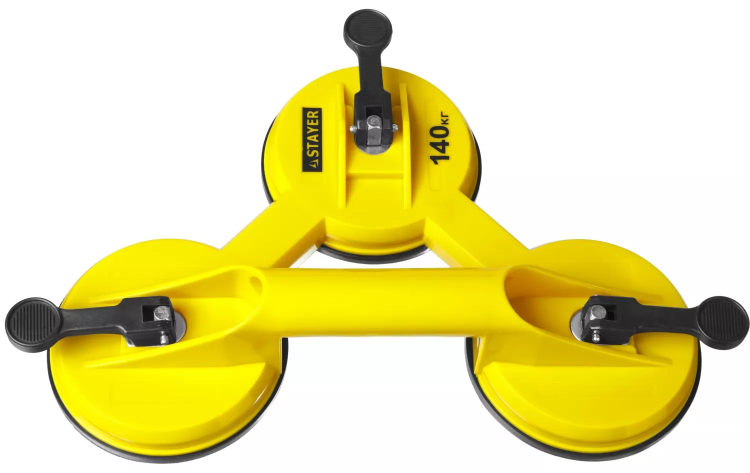 Стеклодомкрат STAYER "MASTER" MAXLift, пластмассовый, тройной, 140 кг 33718-3 купить в Челябинске