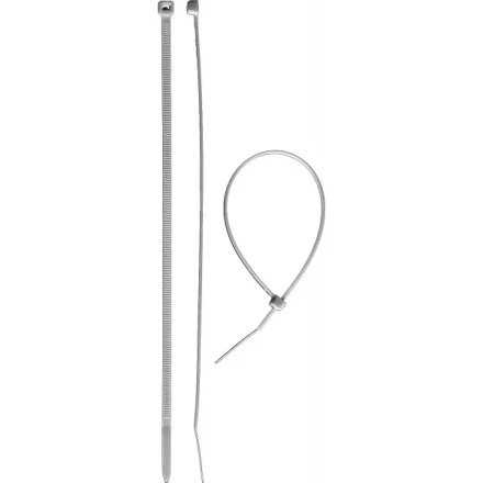 Хомуты ЗУБР нейлоновые белые 4,8x400мм, 100шт 309010-48-400 купить в Челябинске