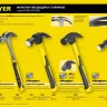 Молоток-гвоздодер STAYER "PROFESSIONAL" цельнометаллический с двухкомпонентной рукояткой, 560г 2025-560 купить в Челябинске