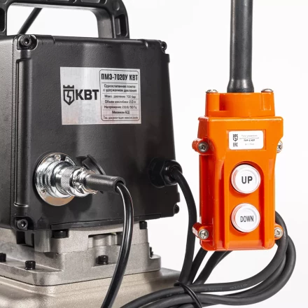 Насосная гидравлическая станция КВТ ПМЭ-7020у объем маслобака 2.0 л с удержанием (79664) купить в Челябинске