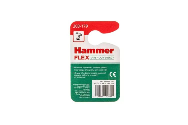 Бита HAMMER T10 25мм купить в Челябинске