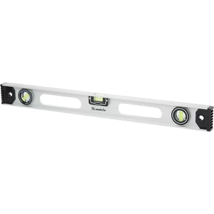 Уровень алюминиевый &quot;Рельс&quot; 1800 мм 3 глазка 1 поворотный MTX 340389 купить в Челябинске