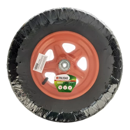 Колесо пневматическое Palisad «Звезда» 4.80/4.00-8 D380 мм, внутренний диаметр подшипника 12 мм, длина оси 90 мм, 689475 купить в Челябинске