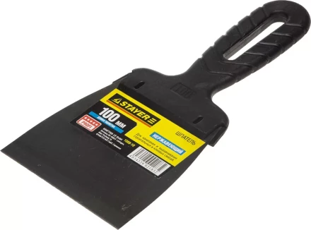 Шпатель STAYER &quot;PROFESSIONAL&quot;, нержавеющее полотно, с пластмассовой ручкой, 100мм 1008-10 купить в Челябинске