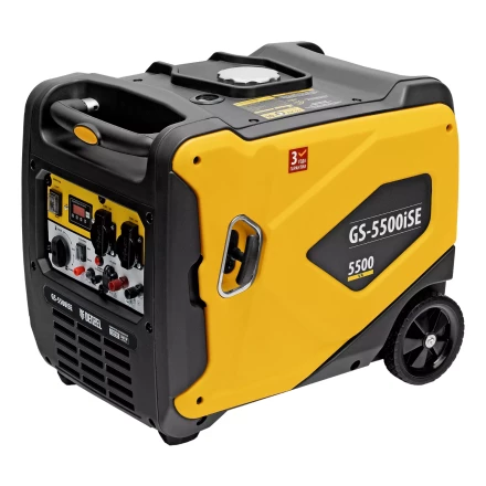 Генератор инверторный Denzel GS-5500iSE, 5,5 кВт, 230 В, закрытый корпус,электростартер купить в Челябинске