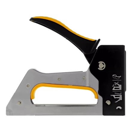 Степлер металлический, скобы в комплекте, 2К рукоятка, тип 53, 6-10 мм Denzel 40222 купить в Челябинске