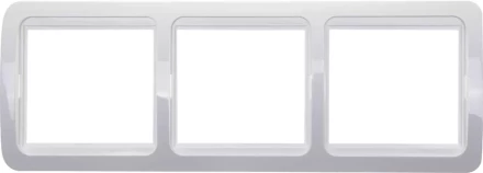 Панель СВЕТОЗАР &quot;ГАММА&quot; тройная горизонтальная, цвет белый SV-54148-W купить в Челябинске