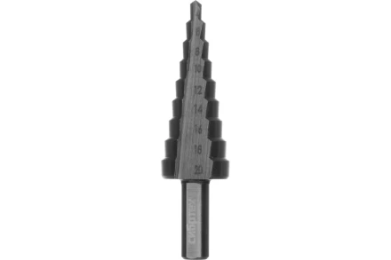 Сверло ступенчатое по металлу, Сибртех 723012, 4-6-8-10-12-14-16-18-20 мм, 4241 купить в Челябинске