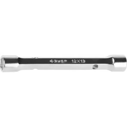 Ключ торцовый ЗУБР "МАСТЕР" двухсторонний, усиленный, шестигранный профиль, 12х13мм 27190-12-13