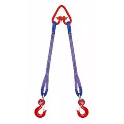 Строп текстильный двухветвевой 2СТ 2.5 т L=7 м SF6 50 мм Звено РТ-3 купить в Челябинске