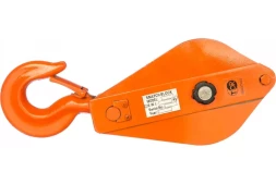 Блок монтажный однорольный с крюком TOR HQG(L) K1-2,0 т с откидной щекой (S) 1048599