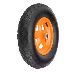 Колесо пневматическое Palisad «Звезда» 4.80/4.00-8 D380 мм, внутренний диаметр подшипника 20 мм, длина оси 90 мм, 689485