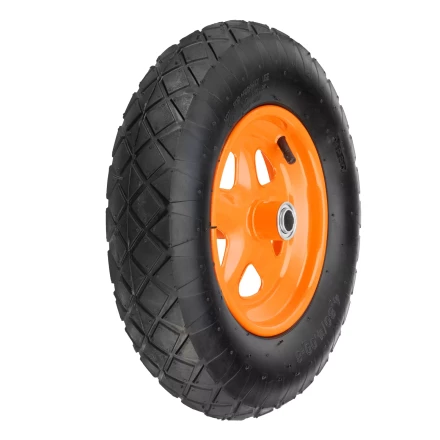 Колесо пневматическое Palisad «Звезда» 4.80/4.00-8 D380 мм, внутренний диаметр подшипника 20 мм, длина оси 90 мм, 689485 купить в Челябинске