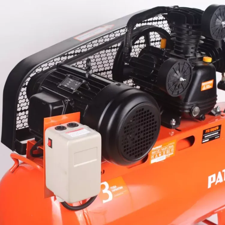 Компрессор масляный поршневой ременной PATRIOT PTR100/670 купить в Челябинске