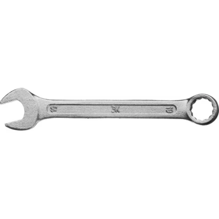 Ключ комбинированный гаечный ЗУБР &quot;СТАНДАРТ&quot;, оцинкованный, 19мм 27112-19 купить в Челябинске