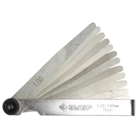Набор ЗУБР &quot;МАСТЕР&quot; Щупы автомобильные, 0,05 - 1,00мм, 13шт 4325-H13_z01 купить в Челябинске