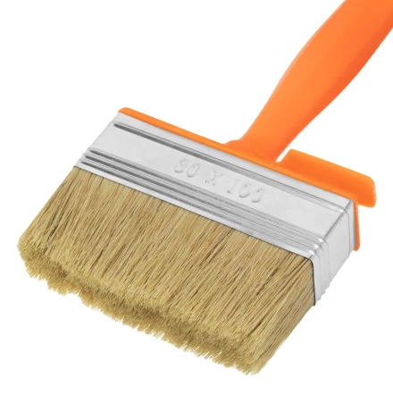 Кисть-ракля, 30х100 мм, натуральная щетина, пластмассовый корпус, пластмассовая ручка// Sparta 841067 купить в Челябинске