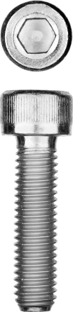 ЗУБР DIN 912, кл. пр. 8.8, М10 х 30 мм, цинк, 5 кг, винт с внутренним шестигранником, Профессионал (30318-10-030) купить в Челябинске
