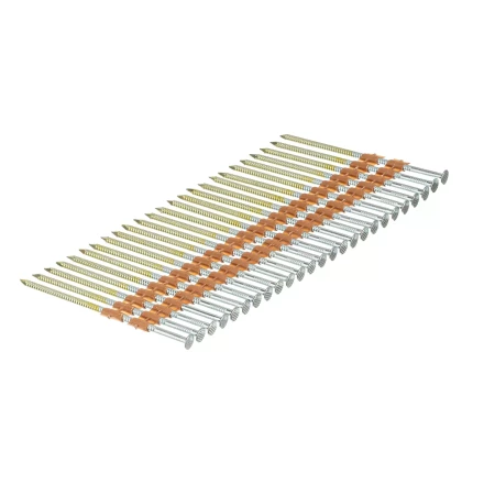 Гвозди для пнев. нейлера (оцинк.), длина - 90 мм, диам. - 3,05 мм, 2000 шт. Denzel 57690 купить в Челябинске