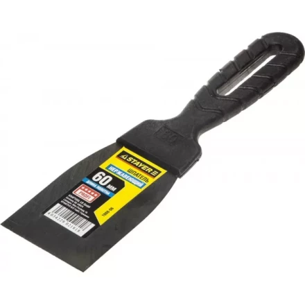 Шпатель STAYER &quot;PROFESSIONAL&quot;, нержавеющее полотно, с пластмассовой ручкой, 60мм 1008-06 купить в Челябинске