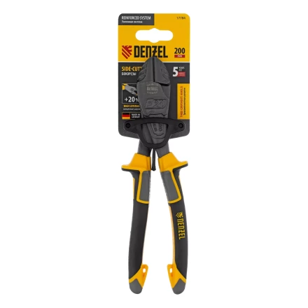 Бокорезы 200 мм Denzel 17784, усиленные, трехкомпонентные рукоятки купить в Челябинске