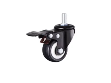 Колесо мебельное поворотное SCZTB 25 50 мм с болтом и тормозом 1027261 купить в Челябинске