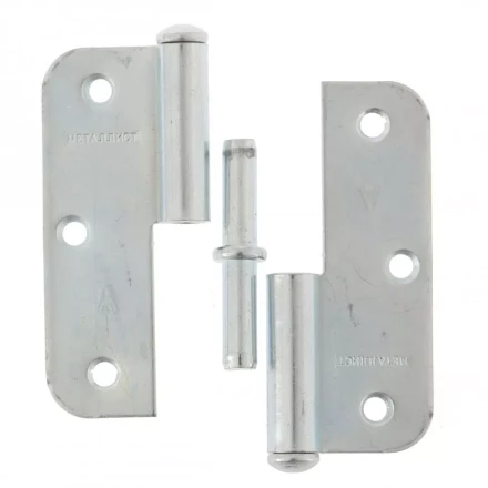 Петля накладная ПН1-85 левая цинк 4штуки Металлист Россия 91551 купить в Челябинске