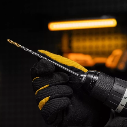 Сверло спиральное по металлу Denzel  4,5 х 126 мм, Р6М5, Golden Tip, удлиненное, 718252 купить в Челябинске