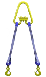 Строп текстильный двухветвевой 2СТ 0.63 т L=4.5 м SF6 30 мм Звено РТ-3