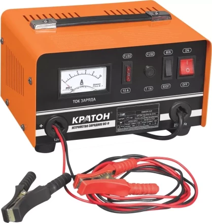 Зарядное устройство для аккумулятора Кратон ВС-9 (220В 100W 12V) 3 06 01 004 купить в Челябинске