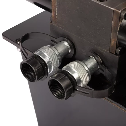 Насосная гидравлическая станция двухканальная КВТ ПМЭ-7100-К2 объем маслобака 10.0 л (230 В/50 Гц) (91800) купить в Челябинске