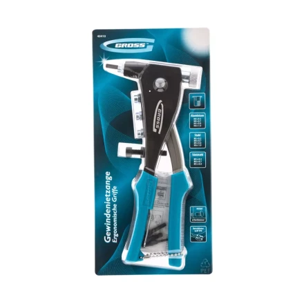 Заклепочник для резьбовых заклепок заклепки М3 М4 М5 M6 Gross 40410 купить в Челябинске