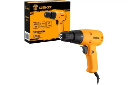 Дрель-шуруповерт сетевой DEKO DKSD400W, 063-4086 купить в Челябинске