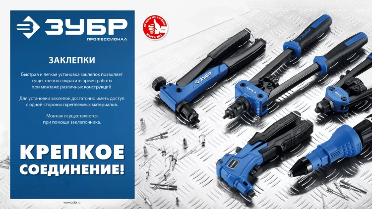 ЗУБР 4.0 x 8 мм, 50 шт, алюминиевые заклепки, Профессионал (313106-40-08) купить в Челябинске