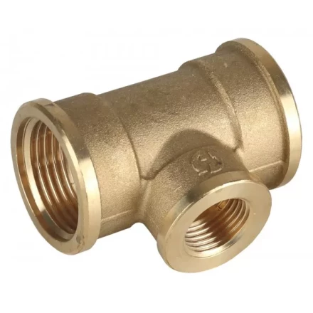 Тройник GENERAL FITTINGS переходной, латунь, г/г/г, 3/4&quot;-1/2&quot;-3/4&quot; 51061-3/4-1/2-3/4 купить в Челябинске