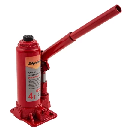 Домкрат гидравлический бутылочный, 4 т, h подъема 180–320 мм Sparta Compact 50339 купить в Челябинске
