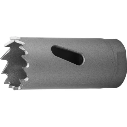 Коронка ЗУБР "ЭКСПЕРТ" биметаллическая, быстрорежущая сталь, глубина сверления до 38мм, d-19мм 29531-019_z01 купить в Челябинске