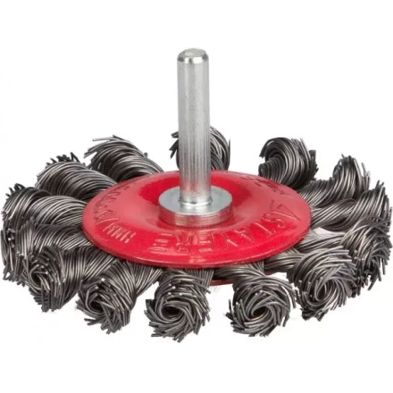 STAYER &quot;PROFESSIONAL&quot;. Щетка дисковая для дрели, жгутированная стальная проволока 0,5мм, 75мм 35115-075_z01 купить в Челябинске