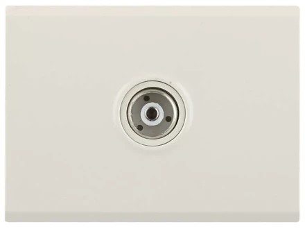 Розетка СВЕТОЗАР &quot;ЭФФЕКТ&quot; телевизионная, без вставки и рамки, цвет бежевый SV-54415-B купить в Челябинске