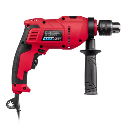 Дрель ударная MTX MID-750, 750 Вт, 0-3000 об/мин, 0-48000 уд/мин 26382 купить в Челябинске
