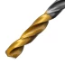 Сверло спиральное по металлу Denzel 5 х 132 мм, Р6М5, Golden Tip, удлиненное, 718254 купить в Челябинске
