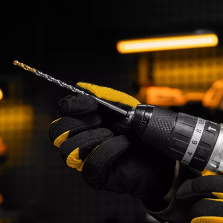 Сверло спиральное по металлу Denzel 5 х 132 мм, Р6М5, Golden Tip, удлиненное, 718254 купить в Челябинске