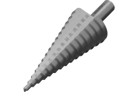 Сверло ступенчатое по металлу Сибртех 723015, 4-6-8-10-12-14-16-18-20-22-24-26-28-30-32 мм, 4241 купить в Челябинске