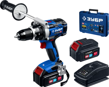 Бесщеточная дрель-шуруповерт, 2 АКБ T7 (4 Ач), в кейсе DB-211-42 серия «ПРОФЕССИОНАЛ» купить в Челябинске