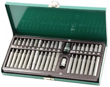 Набор вставок 4-12мм Т20-Т55 M5-M12 30/75мм 3/8&quot;DR 1/2&quot;DR 40предметов Jonnesway S29H4140S 47300 купить в Челябинске