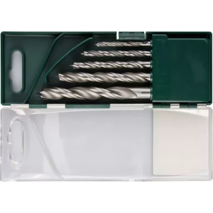 Набор сверл по дереву, KRAFTOOL 29400-H5, 5шт(4-10мм), двухленточных, спиральных 29400-H5 купить в Челябинске