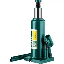 Домкрат гидравлический бутылочный "Kraft-Lift", сварной, 8т, 228-447мм, KRAFTOOL 43462-8 43462-8_z01