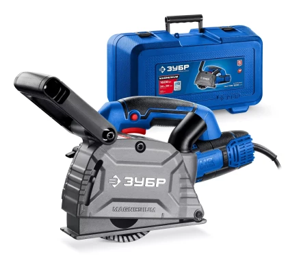 ЗУБР d 125 мм, 1600 Вт, 30 мм, штроборез (бороздодел), кейс, Профессионал (ЗШ-П30-1600 ПСТК) купить в Челябинске